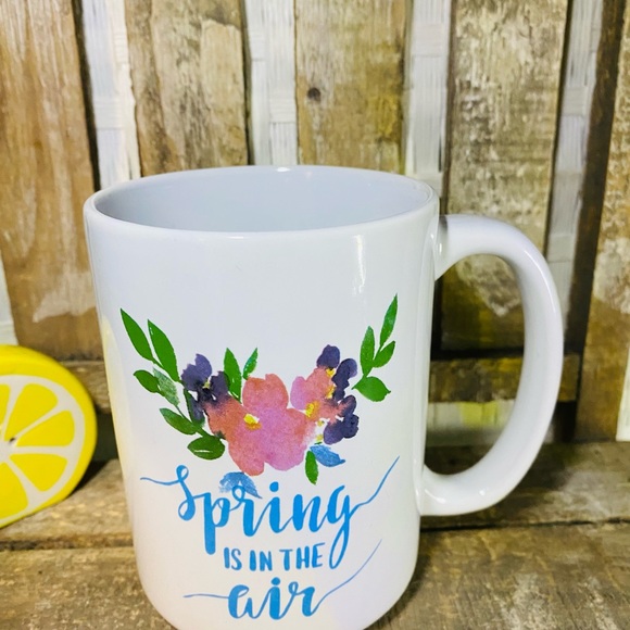 SPRING IS IN THE AIR ceramic mug double sided - Picture 5 of 6